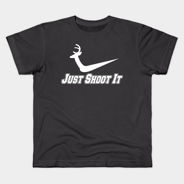 Just Shoot It Hunting Shirt Kids T-Shirt by Hamjam